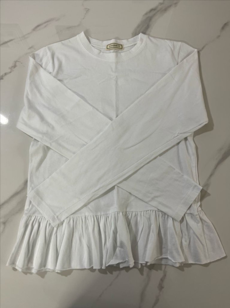 98도씨 가디건 + 프릴 티셔츠 이미지