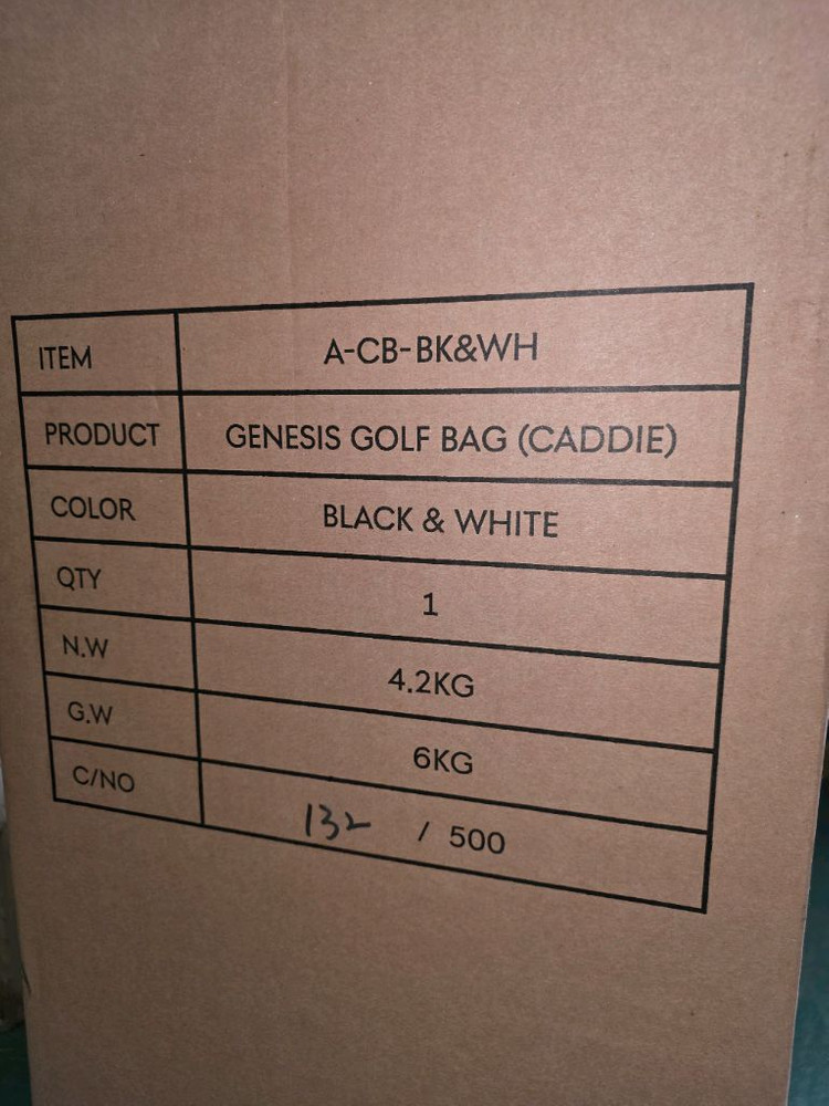 (새상품)제네시스 골프 스탠드백(블랙) 41만원 직거래판매합니다. 이미지