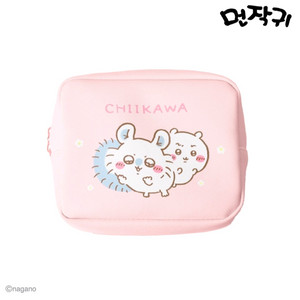 (미개봉) 먼작귀 치이카와 사각 핑크 파우치