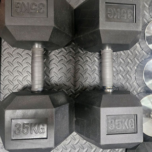 크롬덤벨 및 고무육각덤벨 이미지