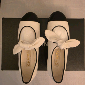 샤 제니 리본 플랫 슈즈 35(225~230)