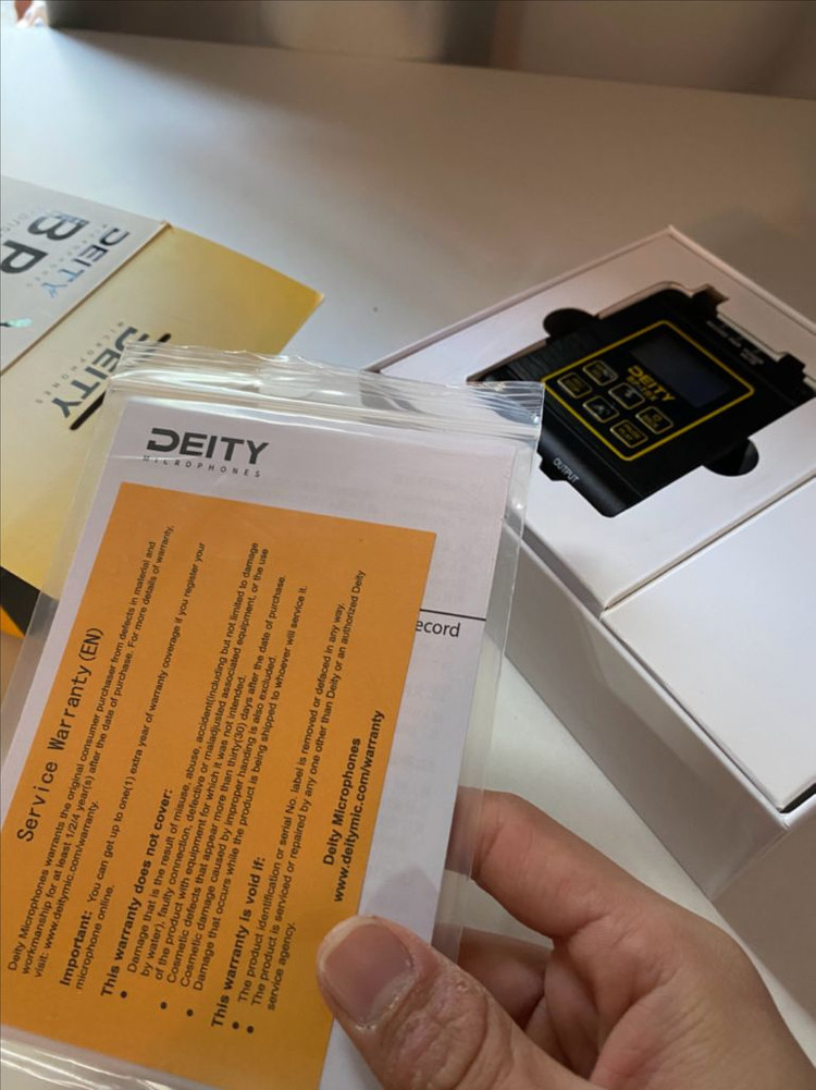 DEITY BP-TRX 송신, 수신, 레코더 트랜시버 마이크 이미지