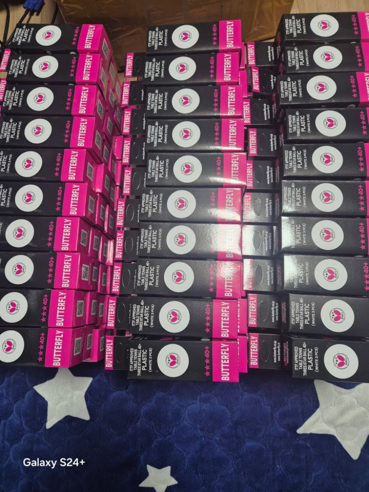 시합구 버터플라이 R40+ 탁구공15개(새상품)--1