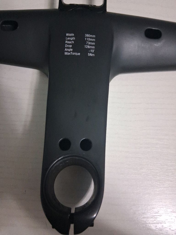 파스포츠 일체형 카본 핸들바 110미리 38사이즈 이미지