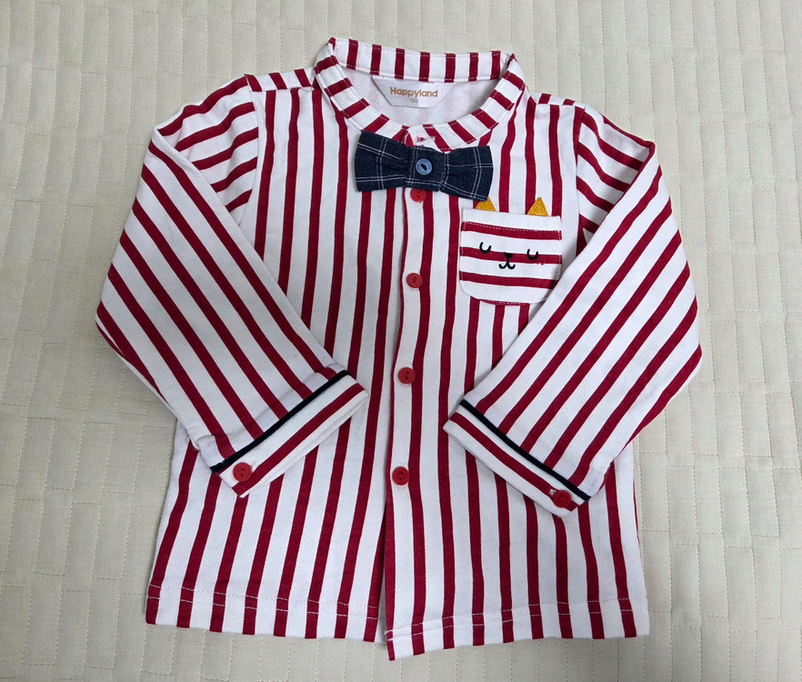 해피랜드 남아유아옷 상하복 100--2