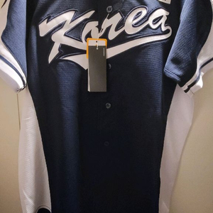 *택있는 새상품* 한국 야구 국대 국가대표 김광현 자수마킹 어웨이 유니폼