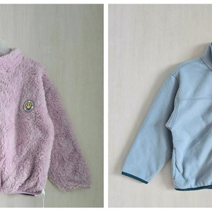 여아 후리스 점퍼 플리스 집업자켓 110-120사이즈 2종 일괄 이미지