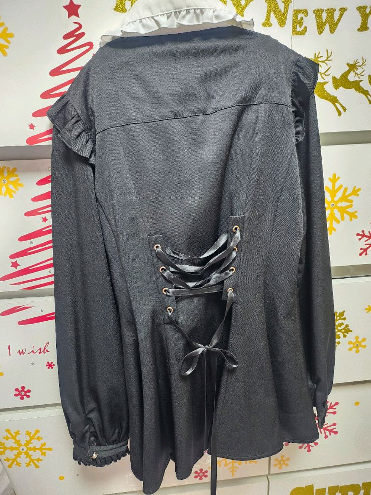 시크릿허니 올블랙 지뢰계 셋업 이미지