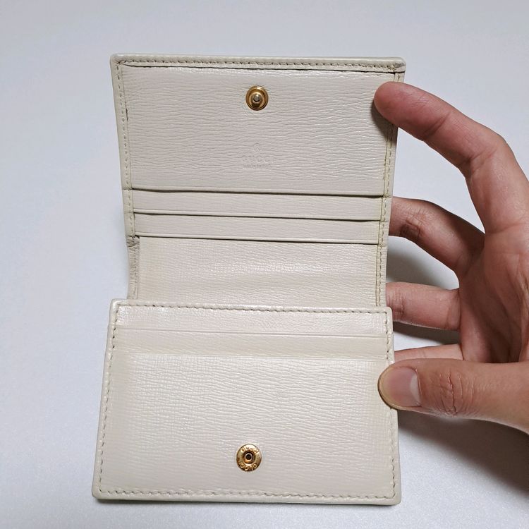 [100%/정품] 구찌 홀스빗 수프림 캔버스 카드지갑, 구찌지갑,구찌반지갑,구찌카드지갑--3