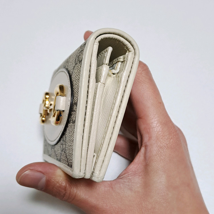 [100%/정품] 구찌 홀스빗 수프림 캔버스 카드지갑, 구찌지갑,구찌반지갑,구찌카드지갑--7