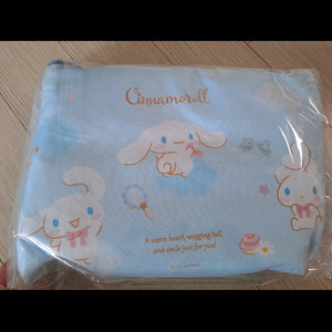 새상품 시나모롤 식판 파우치 수저포크 통 세트