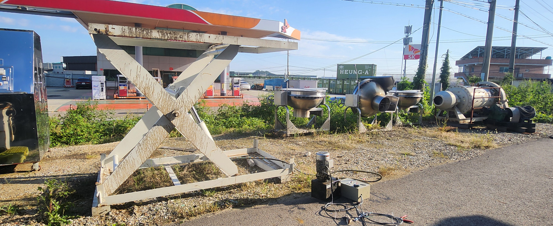 고정식 유압테이블 리프트 5톤--1