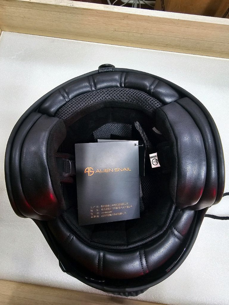 ALIEN SNAIL 카본 패턴 오픈페이스 헬멧 무광 유광 XL. 2XL 이미지