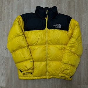 노스페이스 구스다운 옐로우 700 눕시 패딩 M/95