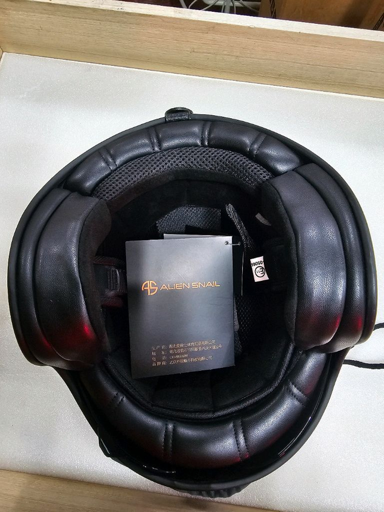 ALIEN SNAIL 카본 패턴 오픈페이스 헬멧 무광 유광 XL. 2XL 이미지