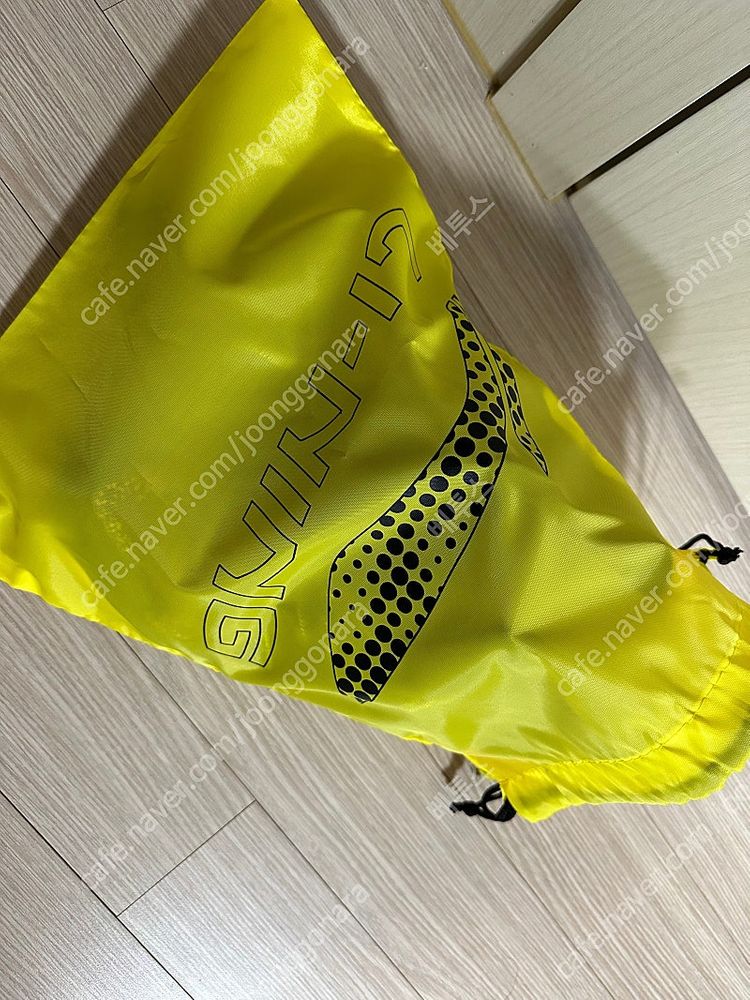 리닝 레인저 배드민턴화 블랙오렌지 275mm 새제품--1