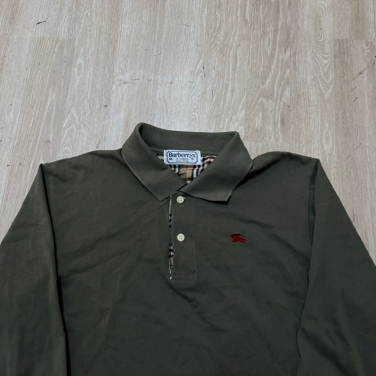 버버리 런던 노바체크 PK 긴팔 카라티 M/95--1