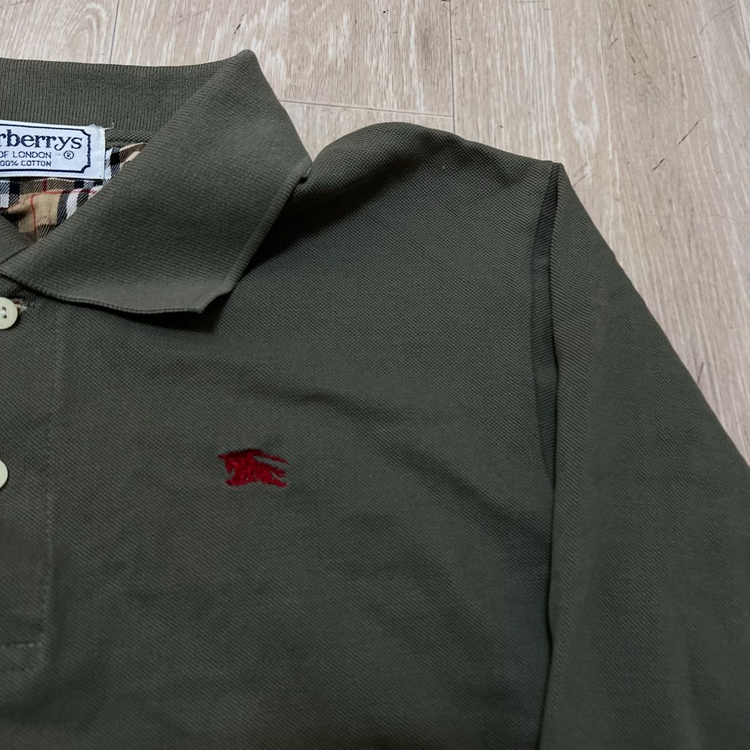 버버리 런던 노바체크 PK 긴팔 카라티 M/95--2