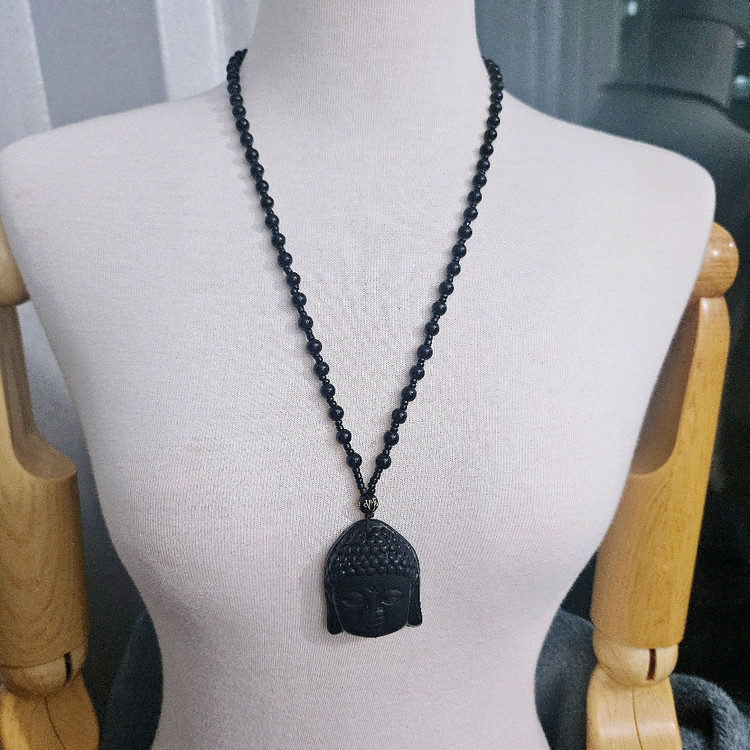 [새상품]S급 헤마타이트 불교 석가모니 염주팔찌 건강 남자 여자 목걸이/반지 팔찌 귀걸이 골프 낚시 등산 자전거--1