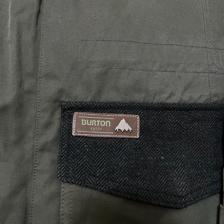 버튼 남성 스노우보드 스키복 보드복 야상 바람막이 점퍼 L/100--3