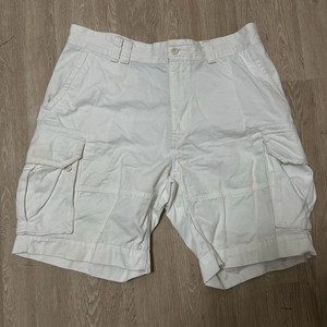 폴로 랄프로렌 남성 화이트 카고 반바지 38 이미지