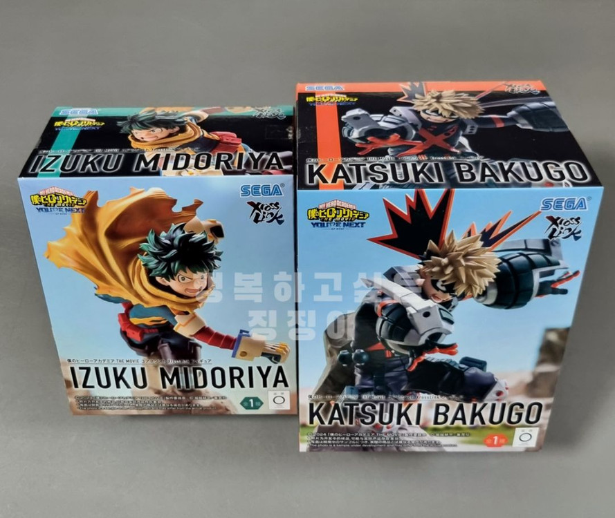 나의히어로아카데미아 피규어 미도리야 & 바쿠코 크로스 링크 나히아 히로아카 Xross Link 이미지