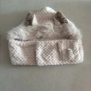 강아지 귀 달린 후드 스카프