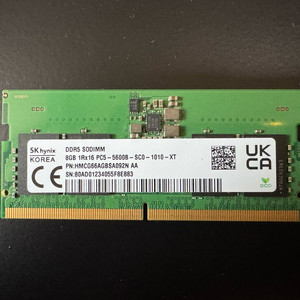 SK하이닉스 DDR5 5600 8GB (노트북 램)