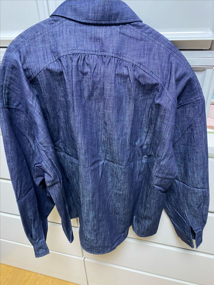 아뮤지니 공드린 블라 셔츠 데님 이미지