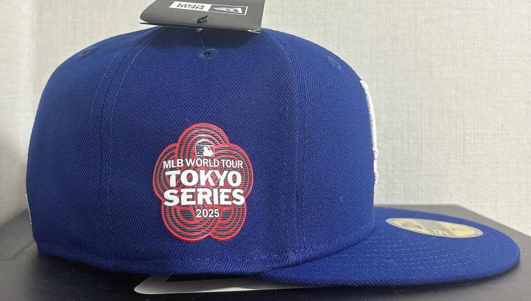 2025 도쿄시리즈 LA다저스 어센틱 모자--1