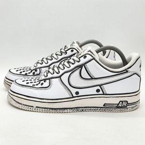 나이키 에어포스 1 '07 로우 화이트 2D 커스텀 (270) 이미지