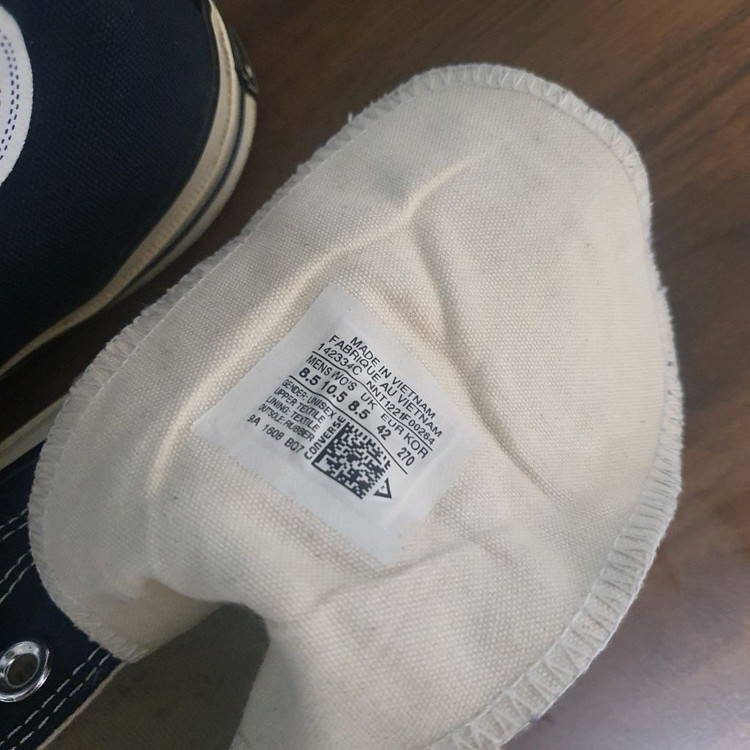 컨버스 척테일러 하이 265 사이즈--3