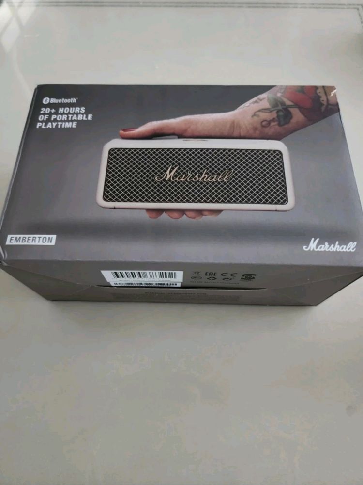 *새상품미개봉* 마샬 블루투스 스피커 엠버튼 MARSHALL 앰버튼--2