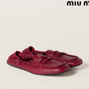 최종가>miumiu 미우미우 나파가죽 로퍼