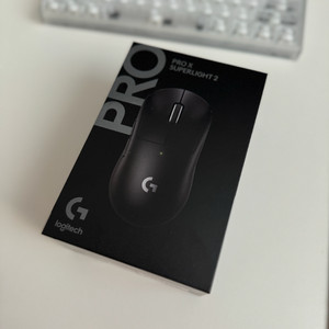 미개봉 지슈라2 블랙 (로지텍 G PRO X SUPERLIGHIT 2)