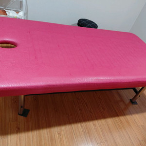 마사지베드, 스웨디쉬베드, 경락베드,, 구멍 열선베드 이미지