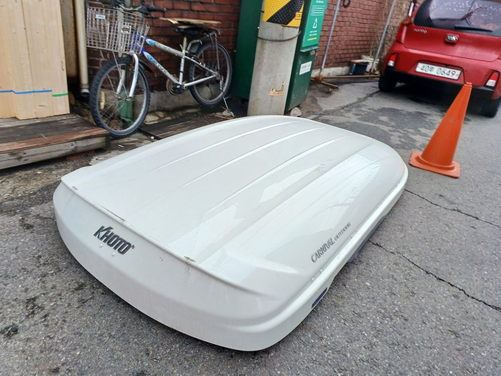 올뉴카니발 코토 일체형루프박스 화이트유광(올뉴카니발용) 이미지