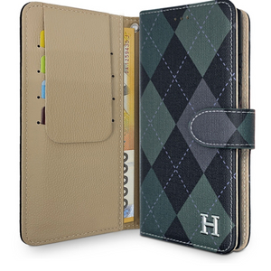 아리움 헤리스 체크 월렛 갤럭시 와이드8 M16 케이스 새제품