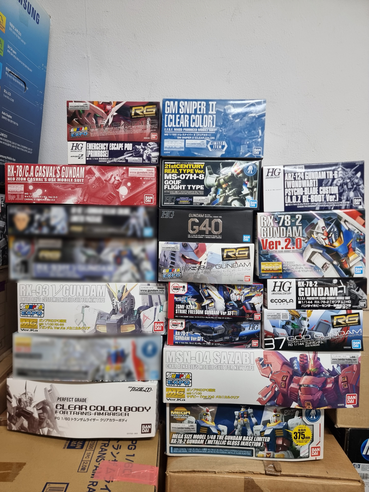 건담 프라모델 세트--2
