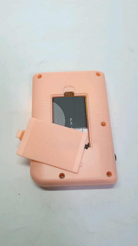 휴대용 레트로 미니 게임기 핑크 이미지