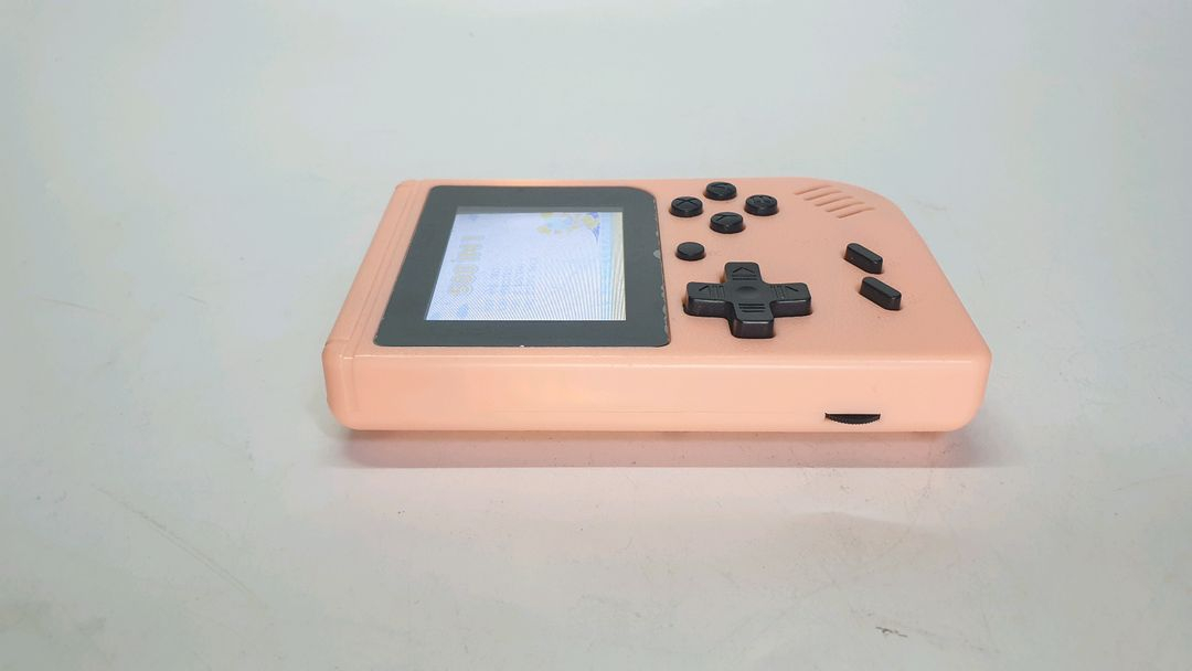 휴대용 레트로 미니 게임기 핑크 이미지