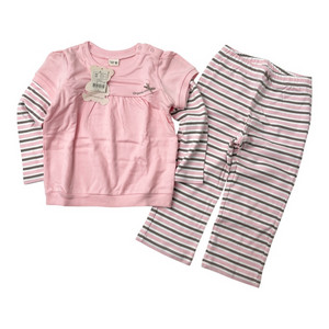 (오늘만!/무배/미사용) 오가닉맘 여아 면 외출복 바지세트 셋업 110