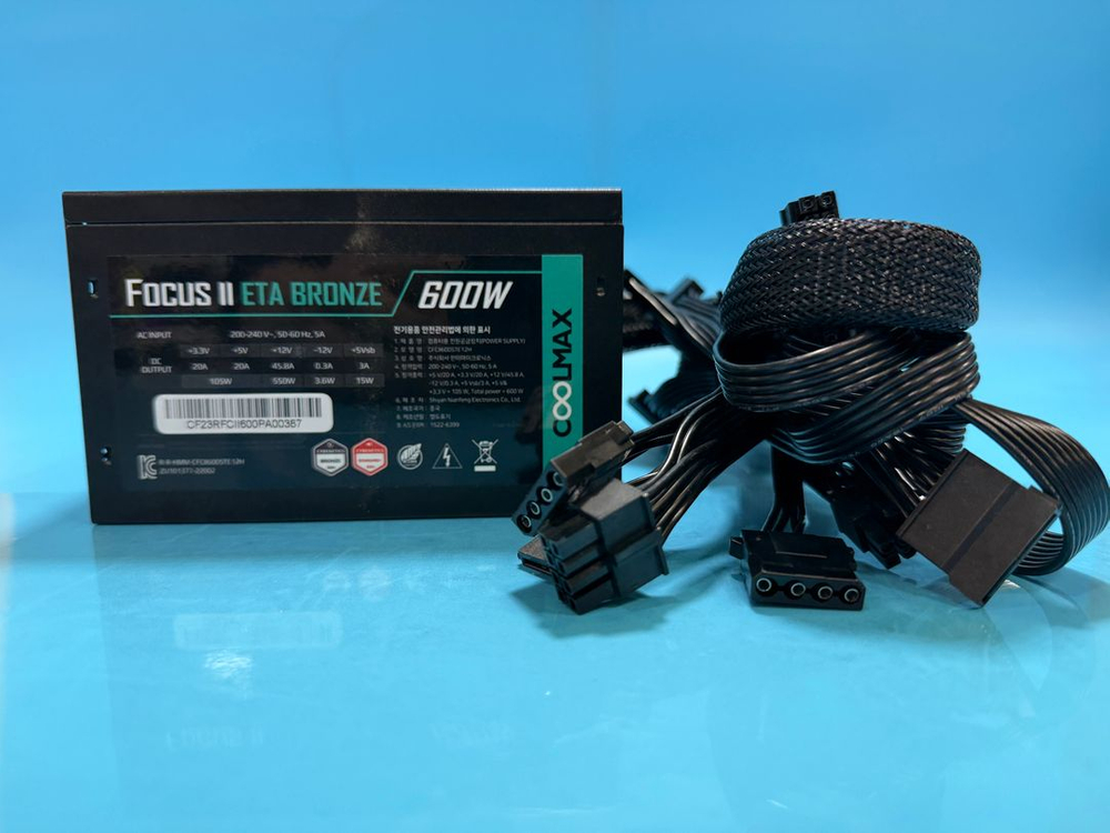 [파워] 마이크로닉스 COOLMAX FOCUS II 600W ETA BRONZE 이미지