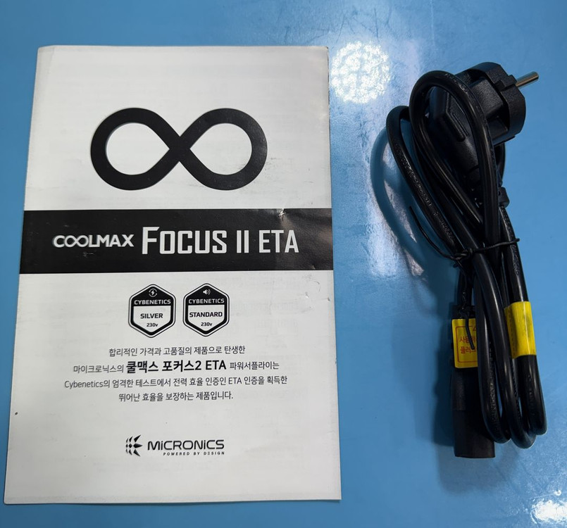 [파워] 마이크로닉스 COOLMAX FOCUS II 600W ETA BRONZE 이미지