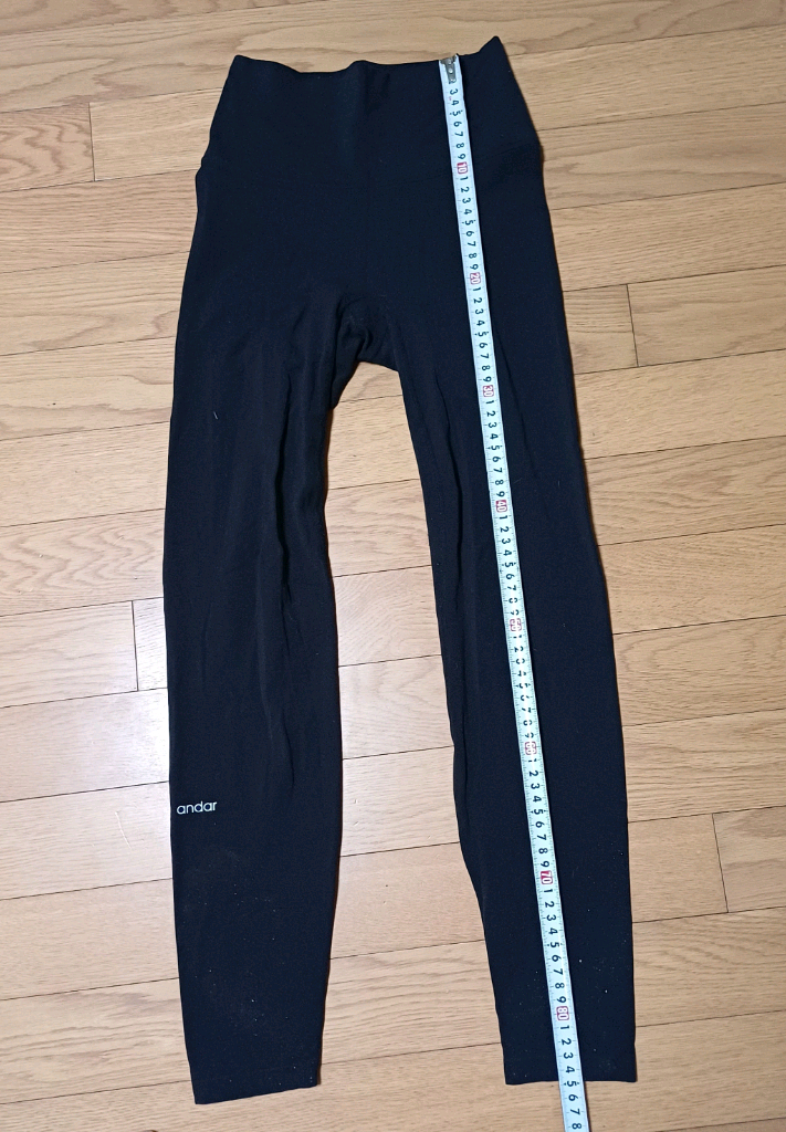 안다르 에어쿨링 블랙 레깅스 4사이즈 andar--3