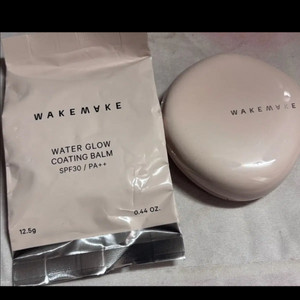 미사용 웨이크메이크 워터 글로우 코팅밤 쿠션 +리필