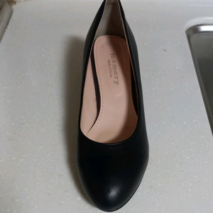 블랙 여성 펌프스 245사이즈 굽5