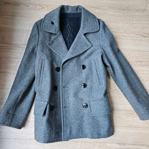 생로랑 더블브레스트 울코트 이미지