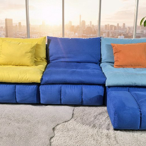 체리쉬 비스코프 아쿠아클린 4인 소파쇼파+스툴(드라이클리닝완료)