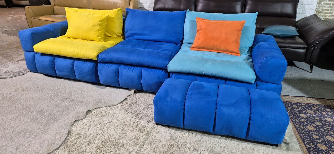 체리쉬 비스코프 아쿠아클린 4인 소파쇼파+스툴(드라이클리닝완료)--3